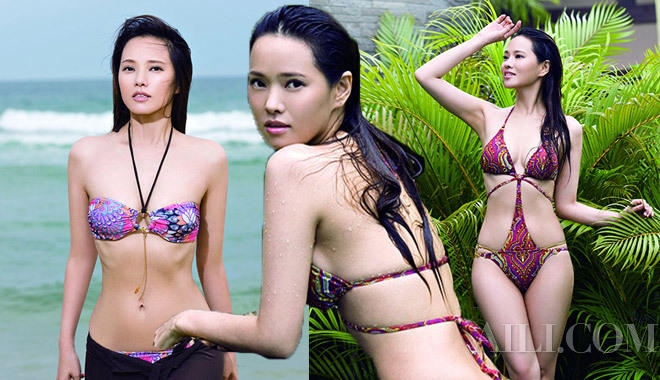 Colección de fotos de las sexy estrellas chinas posando en bikini 3