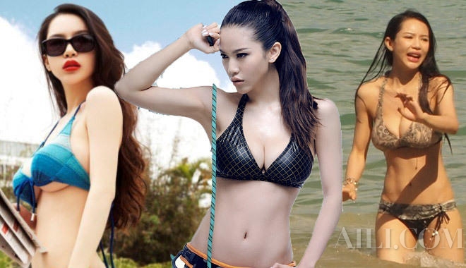 Colección de fotos de las sexy estrellas chinas posando en bikini 11