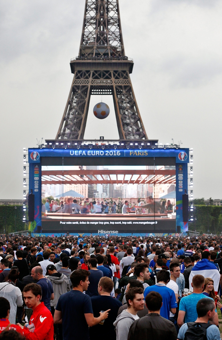 Imágenes de la inauguración de la Eurocopa en Francia2