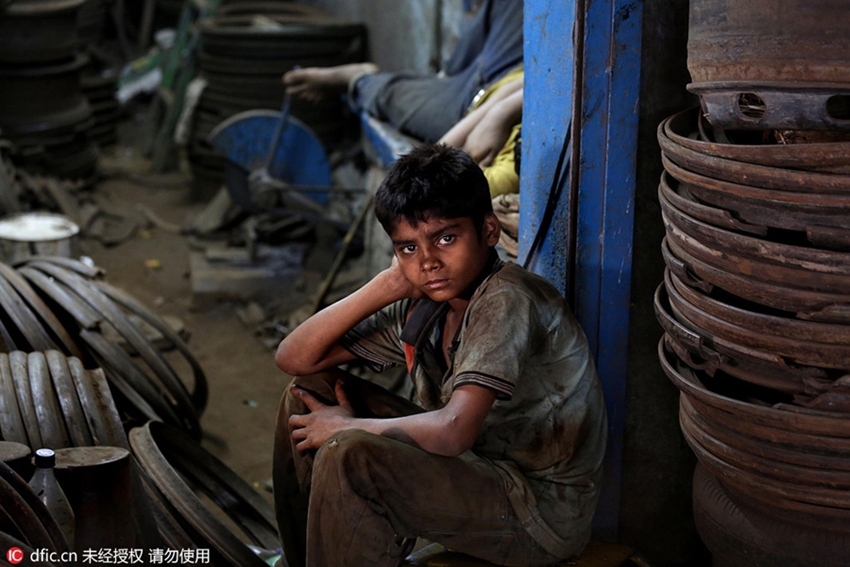 Fotos impactantes: la miserable vida de los niños-obreros en el mundo5