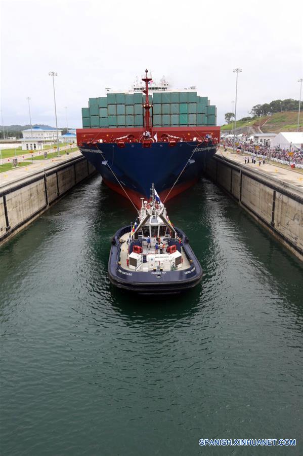 Barco Chino Inicia Tránsito Inaugural Por Canal De Panamá Ampliado