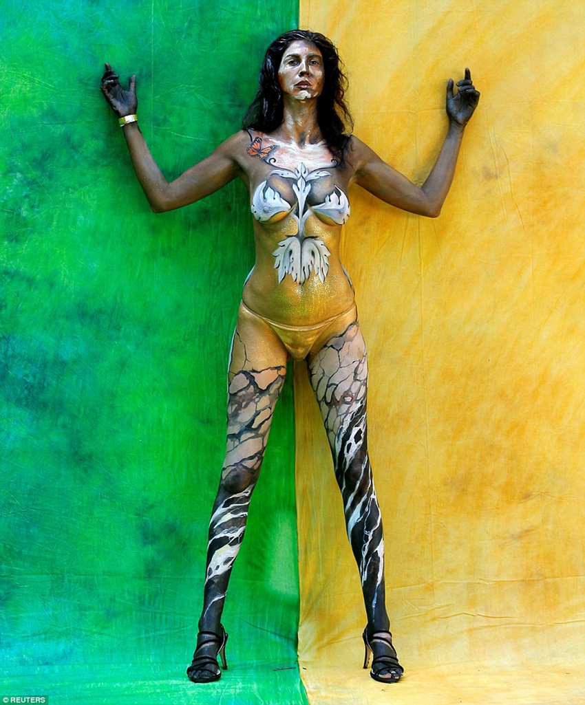 Los increíbles diseños del Festival Mundial de Pintura Corporal en Austria5