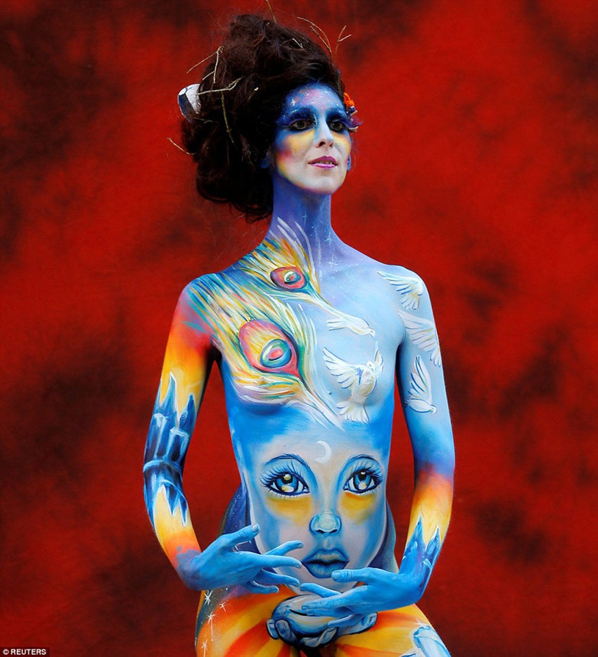 Los increíbles diseños del Festival Mundial de Pintura Corporal en Austria6