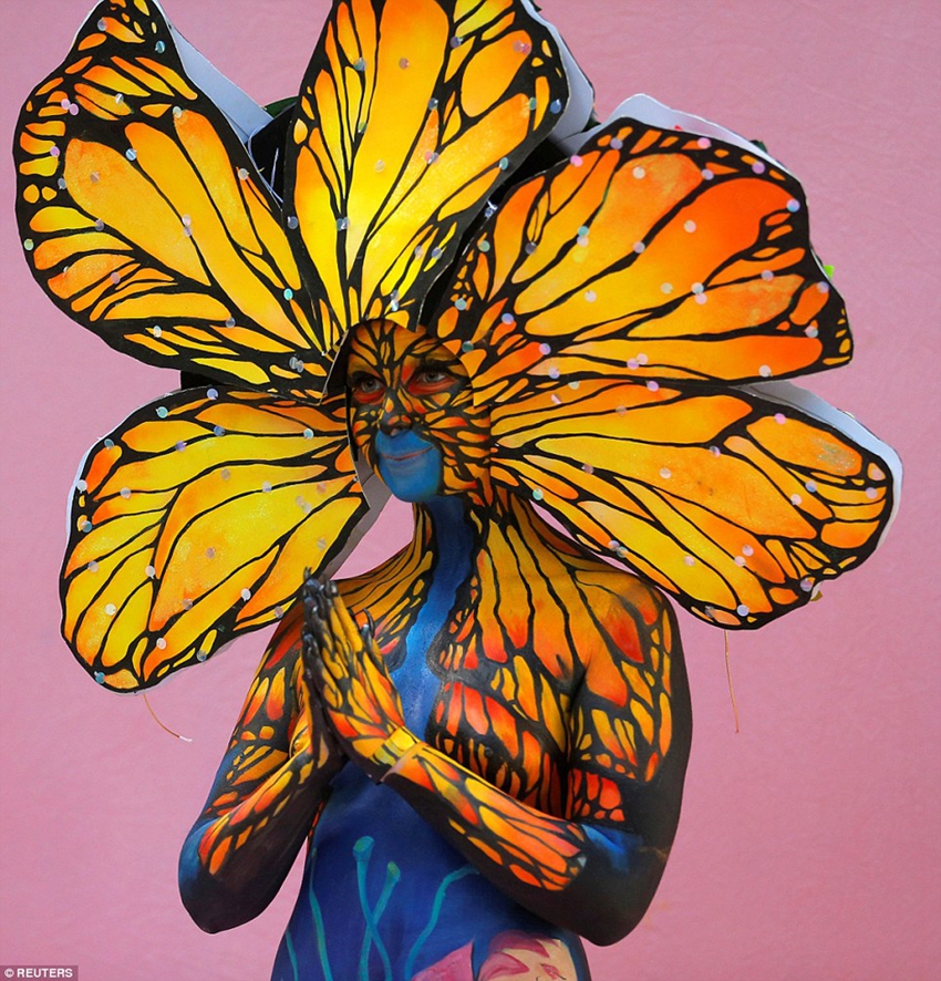 Los increíbles diseños del Festival Mundial de Pintura Corporal en Austria7