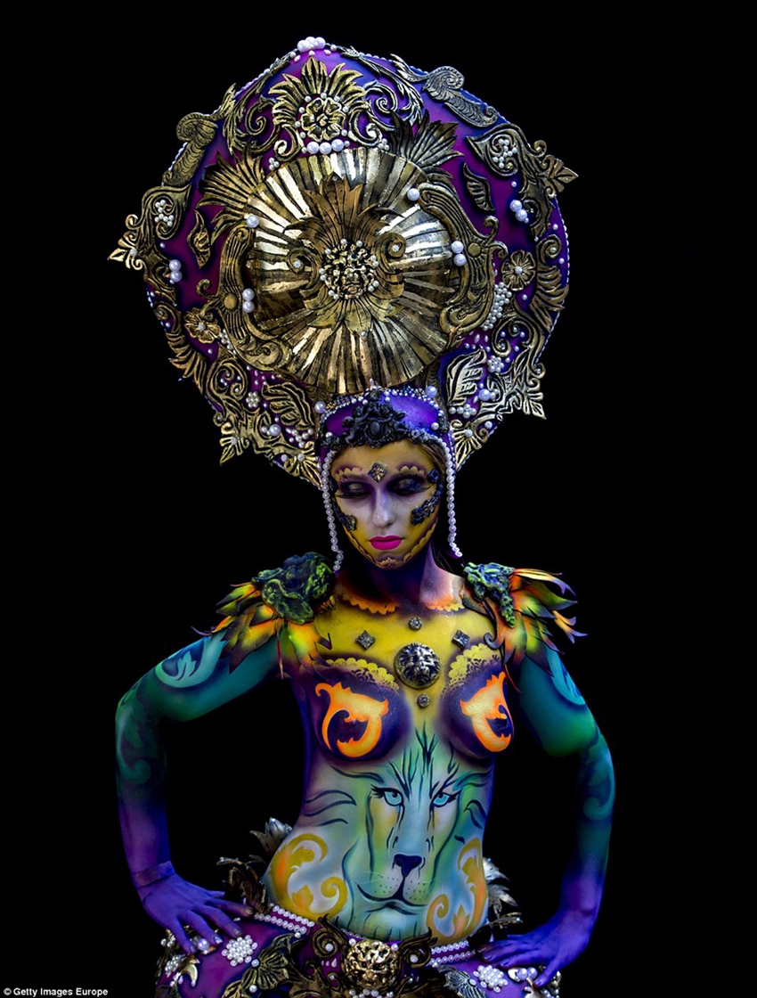 Los increíbles diseños del Festival Mundial de Pintura Corporal en Austria10
