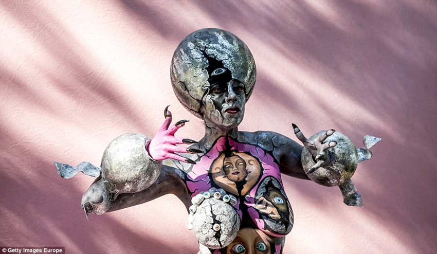 Los increíbles diseños del Festival Mundial de Pintura Corporal en Austria12