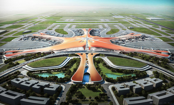 El nuevo aeropuerto de Beijing ofrecerá un tren de alta velocidad subterráneo