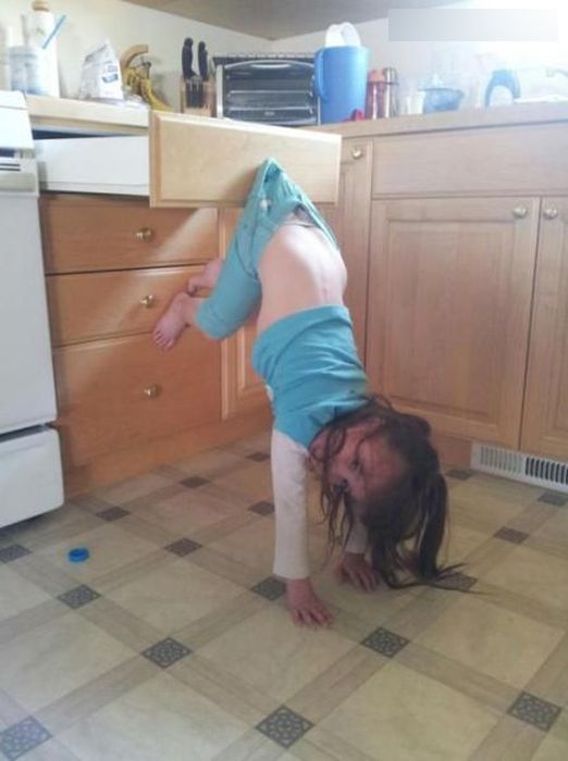 Papás con talento y bebés graciosos 9