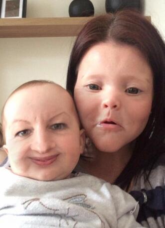 Padres e hijos 'cambiaron de cara' a través de una aplicación de celular5