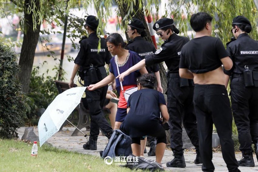 Una mirada al trabajo y la vida del escuadrón femenino de guardias para el G20