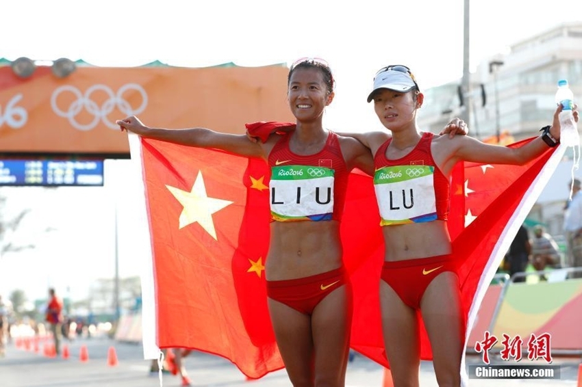 Liu Hong de China consigue gloria olímpica en marcha de 20km femenino2