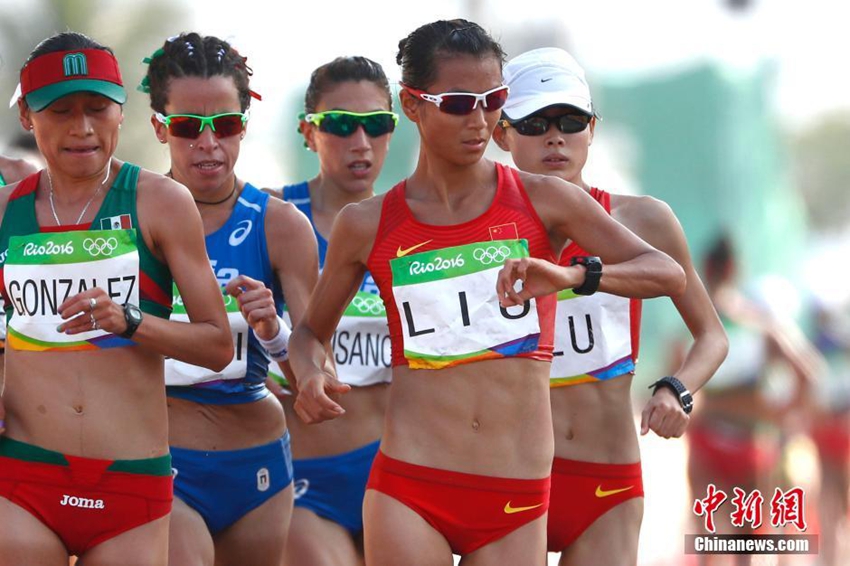 Liu Hong de China consigue gloria olímpica en marcha de 20km femenino4