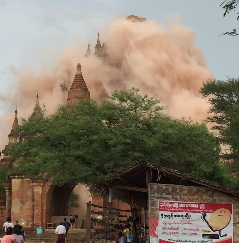Un terremoto de 6,8 en el centro de Birmania
