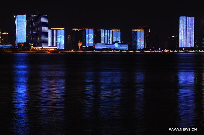 logotipo temático, lemas y carteles de G20 vistos en Hangzhou7