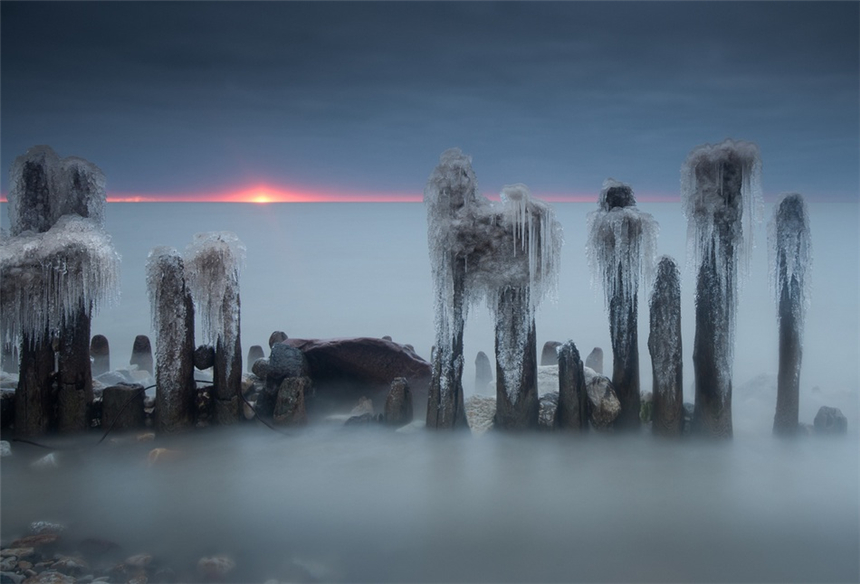 Maravilla del Lago Glacial de Michigan