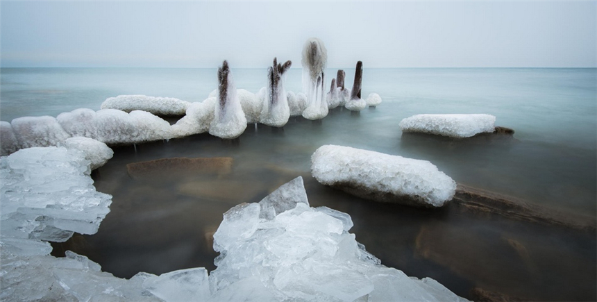 Maravilla del Lago Glacial de Michigan