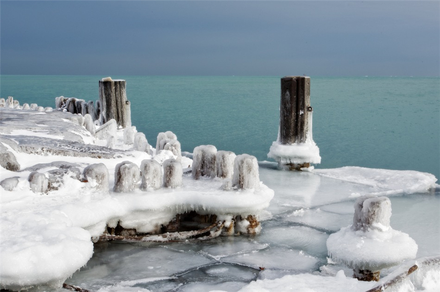 Maravilla del Lago Glacial de Michigan