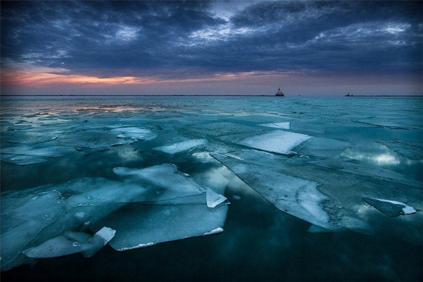 Maravilla del Lago Glacial de Michigan