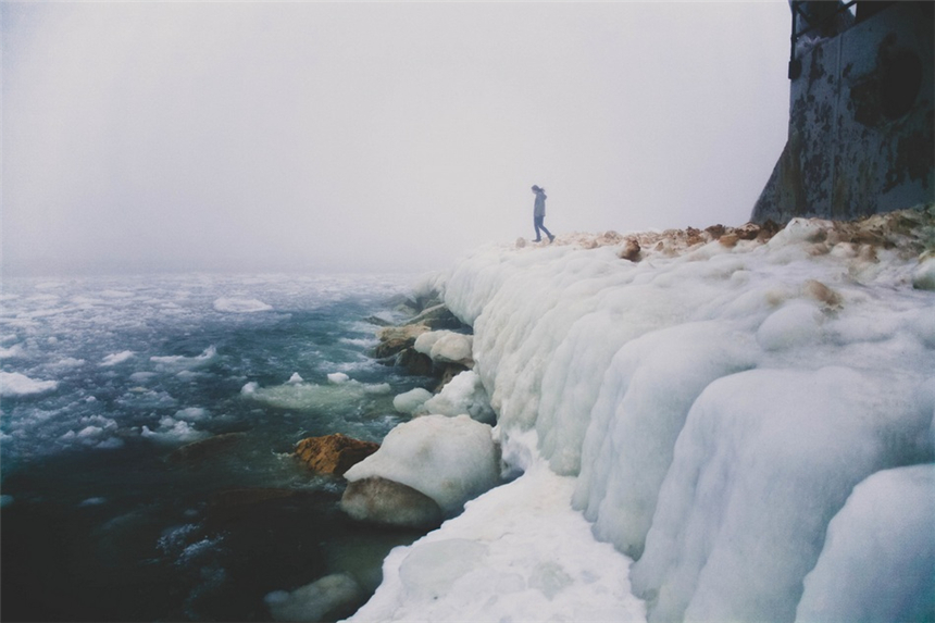 Maravilla del Lago Glacial de Michigan