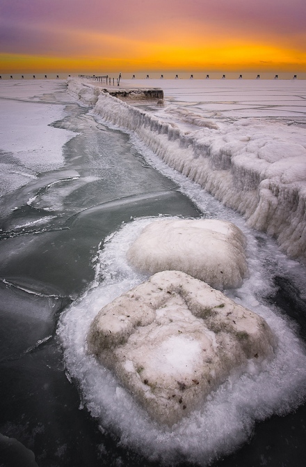 Maravilla del Lago Glacial de Michigan