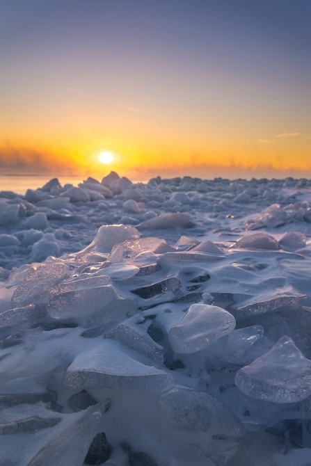 Maravilla del Lago Glacial de Michigan