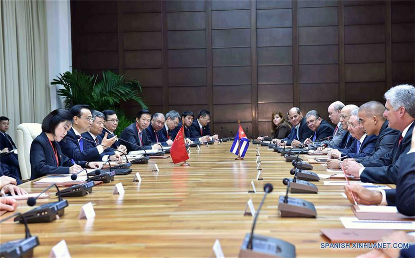 China promete promover aún más los lazos bilaterales con Cuba