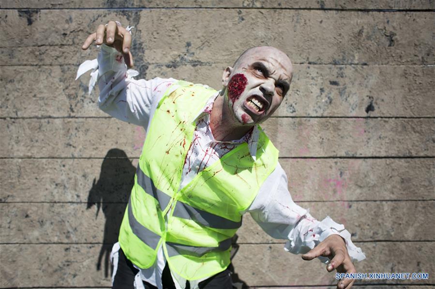La carrera 'Zombie Run' llevada a cabo en la ciudad de Buenos Aires2