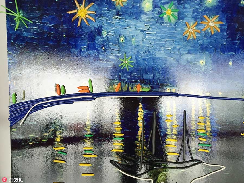 Cuadros famosos recreados con chocolate2