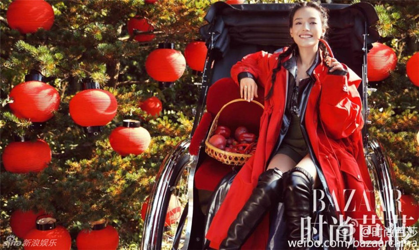 Shu Qi posa para la revista