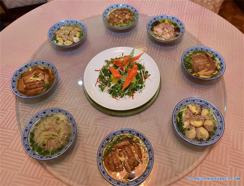 'Badawan', comida que combina ocho platillos diferentes