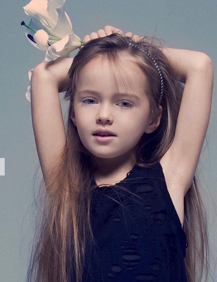 Kristina Pimenova, modelo rusa de sólo 9 años