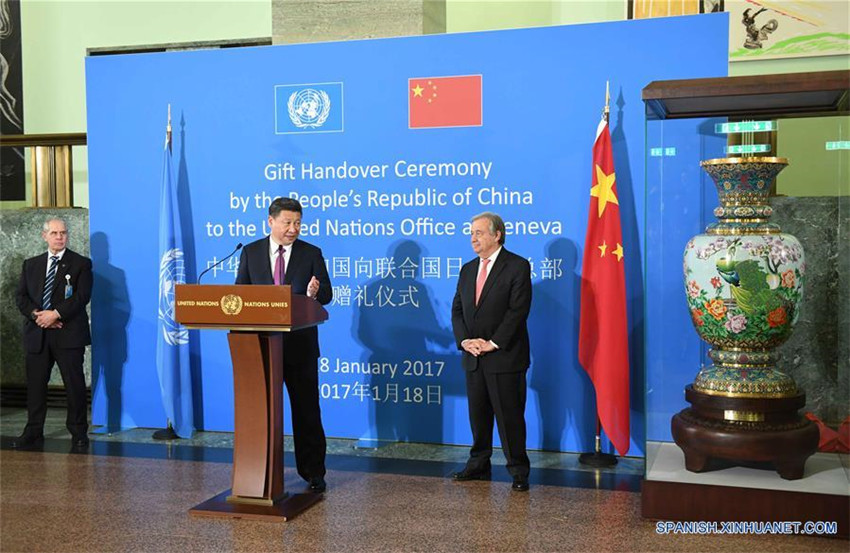10 ideas claves de discurso de Xi en oficina de ONU en Ginebra