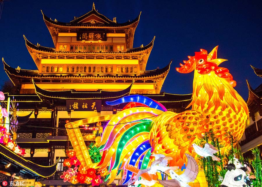 Faroles hacen brillar el ambiente festivo de toda China3