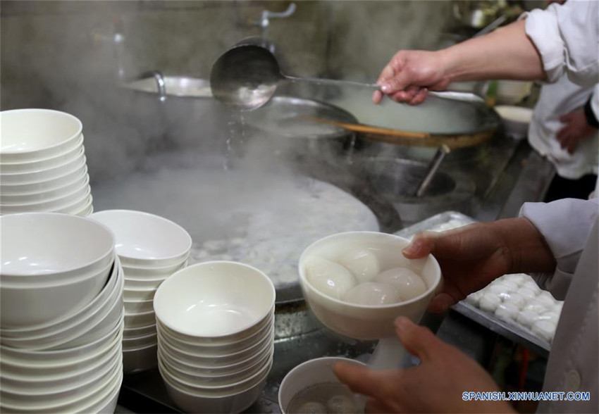Tangyuan, comida para celebrar Festival de Linternas