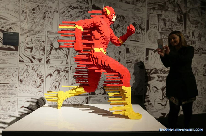 La exposición 'El Arte del Bloque: Súper Héroes de DC' en Londres
