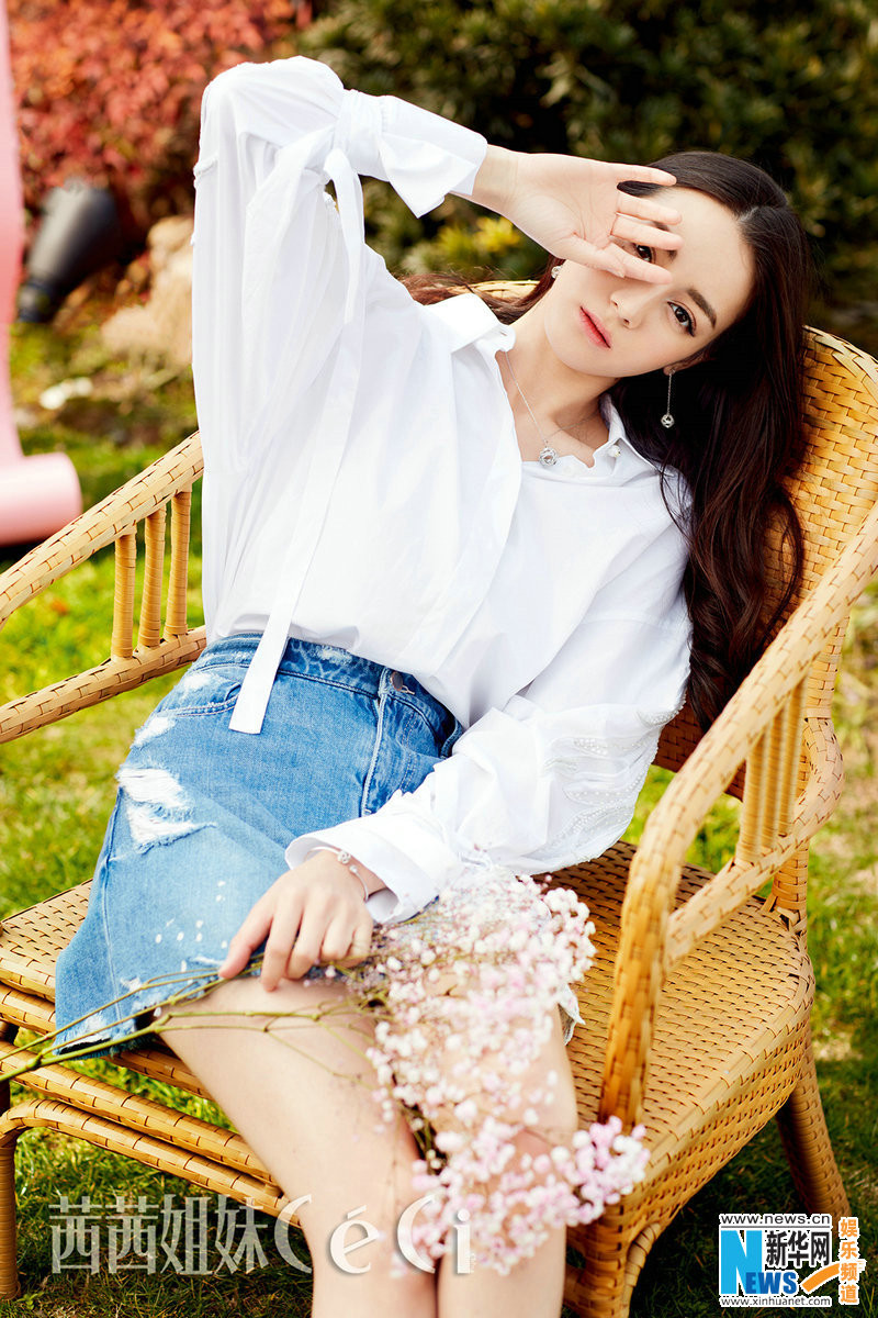 Actriz china Dilraba posa para Ceci