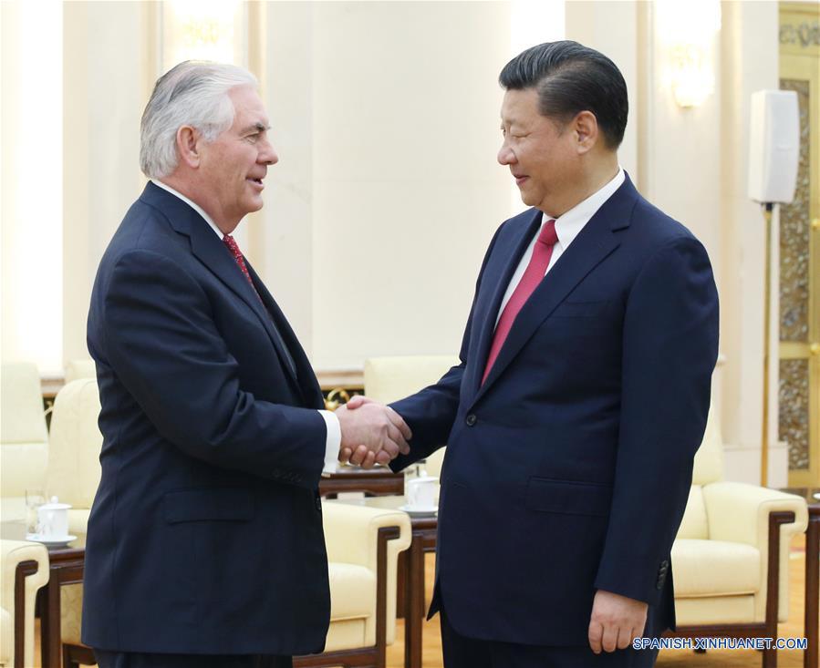 Presidente de China se reúne con secretario de Estado de EE. UU. 1