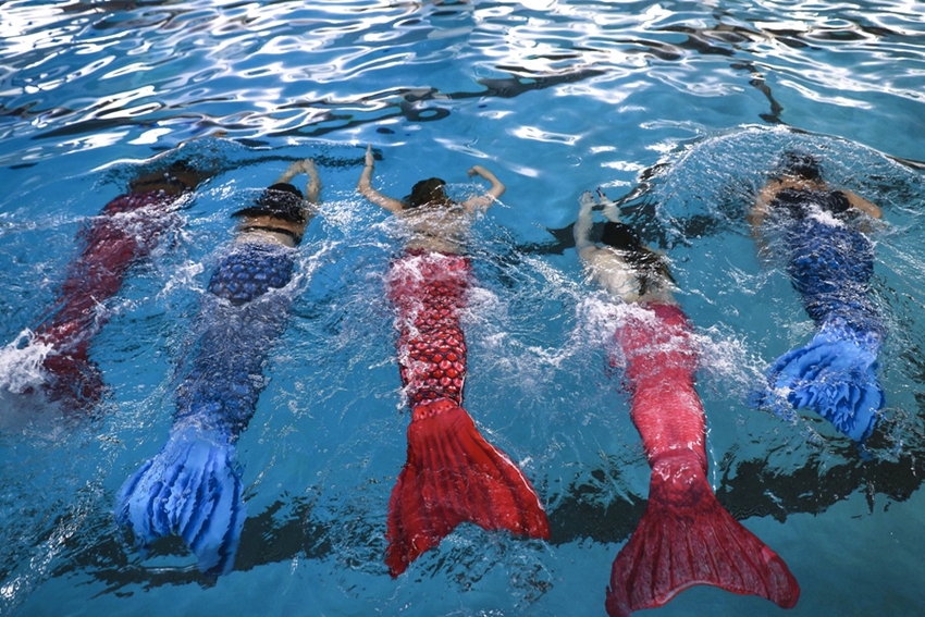 Nadando como la sirena: la nueva forma divertida para perder peso1