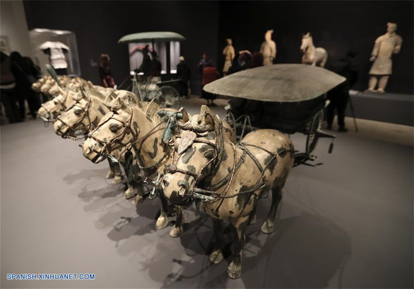 Exhibición de Civilización de Dinastías Qin y Han en Museo Metropolitano de Arte de Nueva York