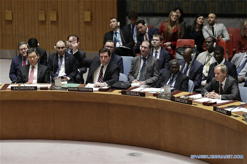 Rusia veta resolución de CSNU sobre presunto ataque químico en Siria
