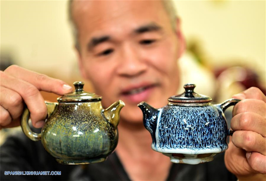 Ceramista Chen Chin Wang desarrolla cerámica con su estilo peculiar