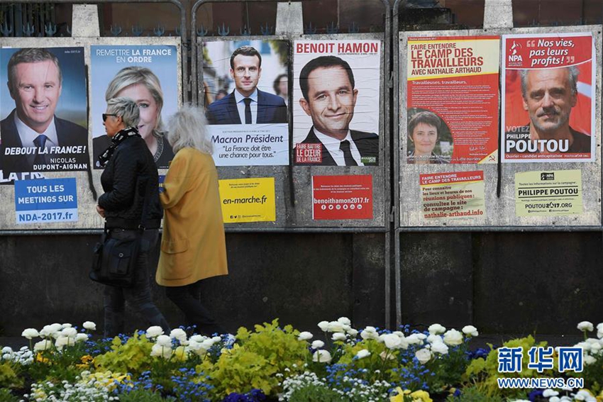 Principales candidatos en elecciones presidenciales de Francia1