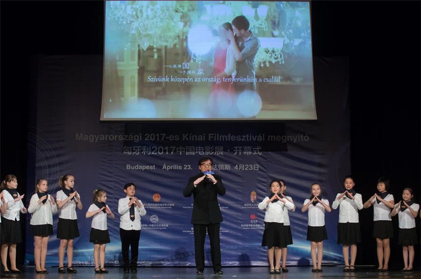 Jackie Chan en el Festival de Cine de China 2017 en Budapest