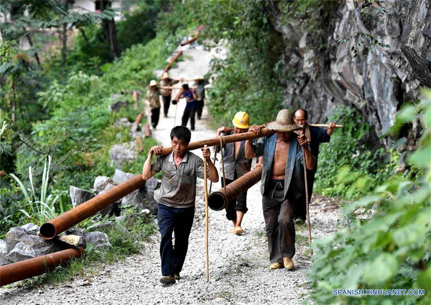 Esfuerzos de reducción de pobreza en Guangxi