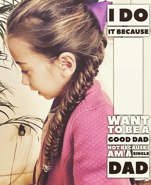 Nevaeh, la niña orgullosa de sus peinados hechos por su querido papá4