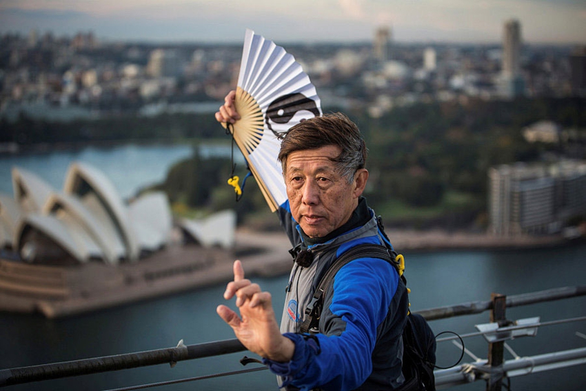 El Tai chi revela sus encantons sobre el Puente de la bahía de Sídney1