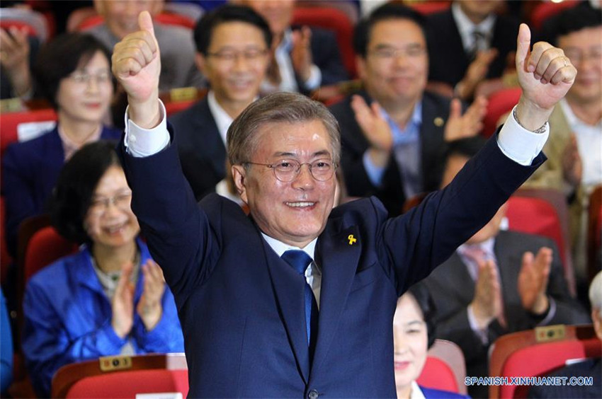 Moon Jae-in gana elección presidencial de República de Corea