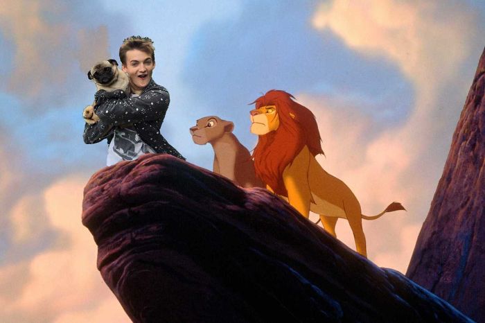 Rey Joffrey abraza a un carlino, y se estalla una batalla brutal de Photoshop
