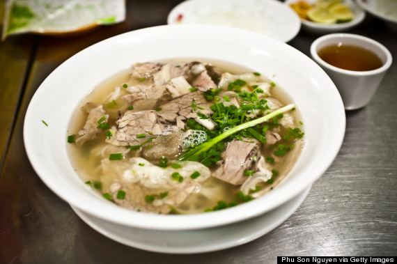 Las 11 comidas más populares durante el viaje: Pho vietnamita