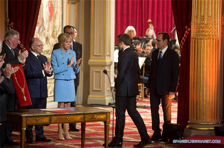 Macron presta juramento como nuevo presidente de Francia